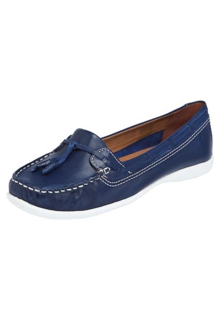 Mocassim Bottero Tradicional Azul - Marca Bottero