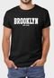 Camiseta Masculina Preta Brooklyn Algodão Premium Benellys - Marca Benellys