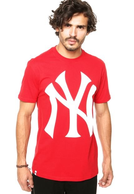 Camiseta New Era Color Yankees 10 MLB Vermelha - Marca New Era