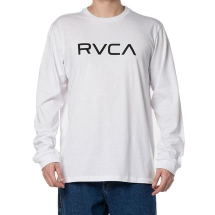 Camiseta RVCA MAnga Longa Big RVCA LS WT24 Masculina Branco - Marca RVCA