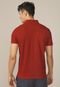 Camisa Polo Dudalina Reta Frisos Vermelha - Marca Dudalina