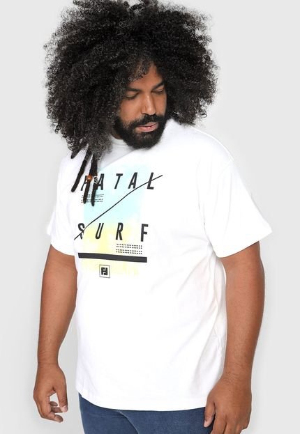 Camiseta Plus Size Fatal Estampada Branca - Marca Fatal