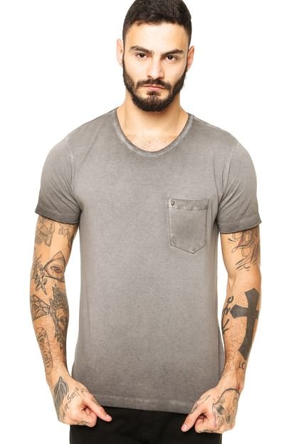 Camiseta Sergio K Bolso Cinza - Marca Sergio K