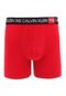 Cueca Calvin Klein Underwear Boxer Lettering Vermelha - Marca Calvin Klein Underwear