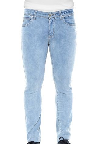 Calça Jeans Lacoste Skinny And City Pants Azul