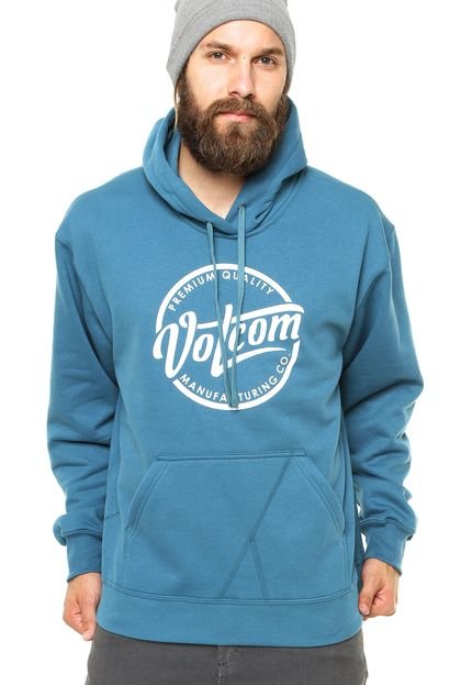 Moletom Volcom Under Over Azul - Marca Volcom