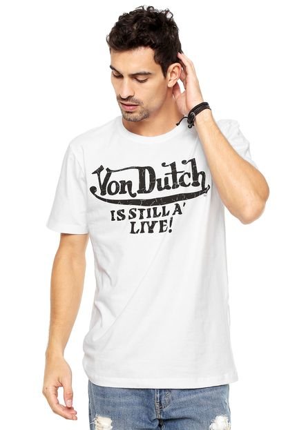 Camiseta Von Dutch  Is Still A Live Branca - Marca Von Dutch 