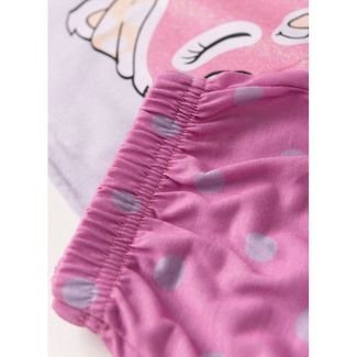 Pijama Menina Curto Gatinha