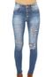 Calça Jeans Biotipo Skinny Rasgada Azul - Marca Biotipo