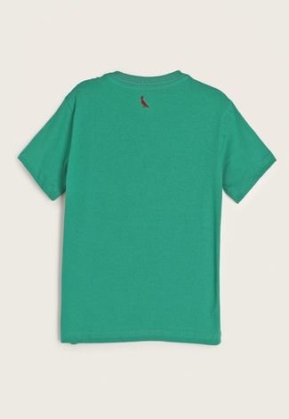 Camiseta Infantil Reserva Mini Logo Verde
