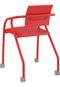 Cadeira 1713 Caixa Com 1 Napa Móveis Carraro Vermelho - Marca Móveis Carraro