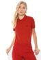 Camisa Polo Lacoste Slim Listrada Vermelha/Preta - Marca Lacoste