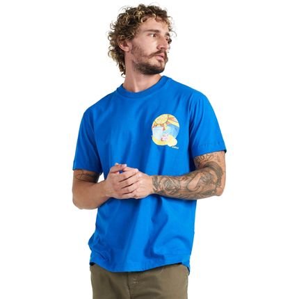 Camiseta Colcci Sunshine P23 Azul Masculino - Marca Colcci
