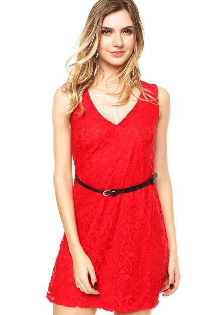 Vestido DAFITI ONTREND Clean Vermelho - Marca DAFITI ONTREND