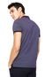 Camisa Polo Aramis Slim Fit Roxa/Azul - Marca Aramis