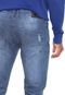 Calça Jeans Rock Blue Skinny Estonada Azul - Marca Rock Blue