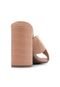 Tamanco DAFITI SHOES Croco Nude - Marca DAFITI SHOES