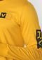 Camiseta RVCA Divides Amarela - Marca RVCA