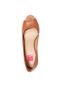Peep Toe Pink Connection Classy Marrom - Marca Pink Connection