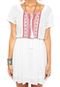 Vestido Fiya Lady Bordado Branco - Marca Fiya Lady