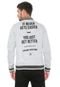 Jaqueta Bomber dimy Lettering Cinza - Marca Dimy