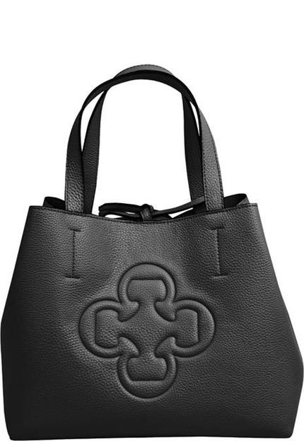 Bolsa Capodarte Logo Relevo Preto - Marca Capodarte