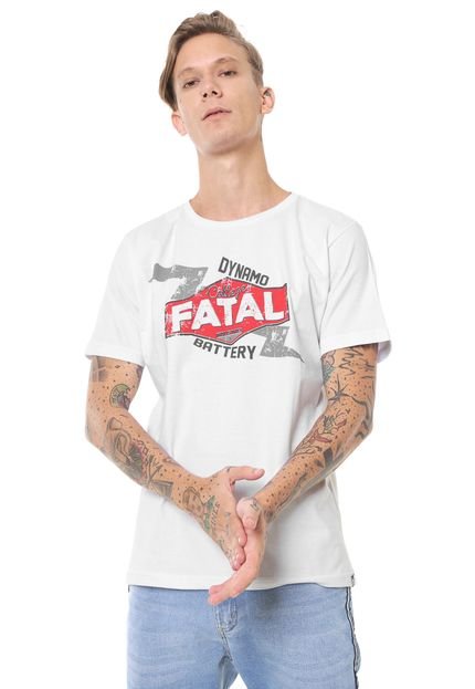 Camiseta Fatal Estampada Branca - Marca Fatal