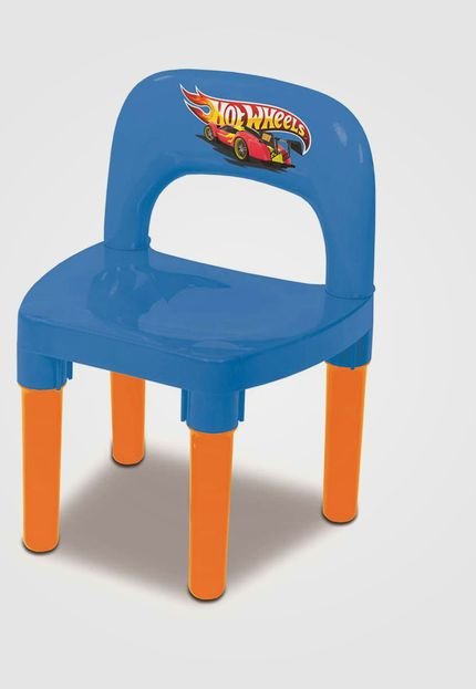Cadeira Hot Wheels Azul Fun Divirta-se - Marca Fun Divirta-se