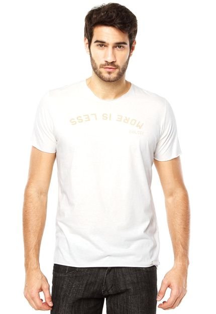 Camiseta Colcci Slim More Off White - Marca Colcci