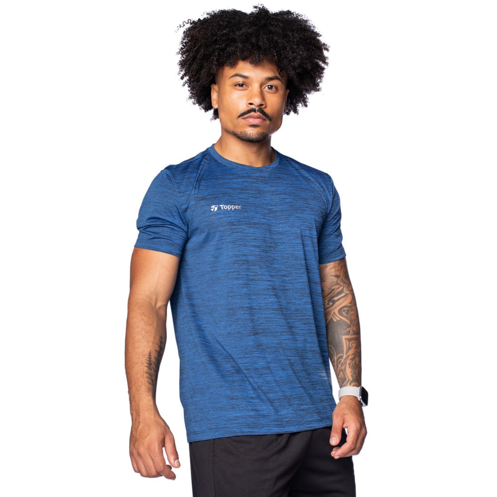 Camiseta Masculina Topper Treino Classic Azul - Marca Topper