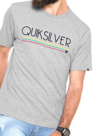 Camiseta Quiksilver Set Cinza