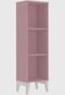Livreiro Twister Quartzo Rosa/Branco TCIL Móveis - Marca Tcil Móveis