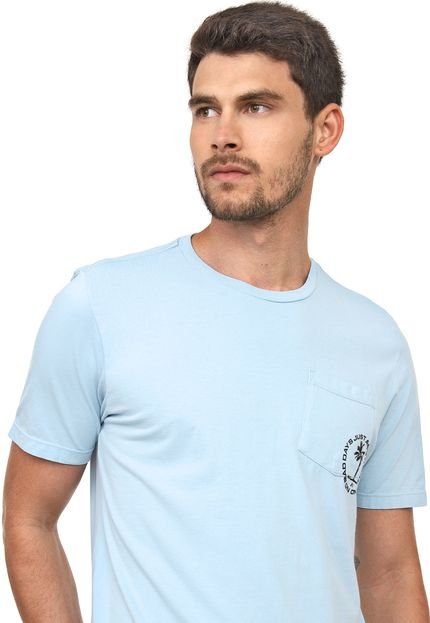 Camiseta JAB Coqueiro Azul - Marca JAB