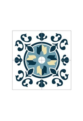 Azulejo Decorativo Grudado Requinte Kit com 32 peças Único