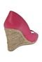 Peep Toe DAFITI SHOES Espadrille  Rosa - Marca DAFITI SHOES