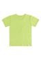 Pijama Infantil Masculino com Camiseta e Bermuda em Meia Malha Quimby Verde - Marca Quimby