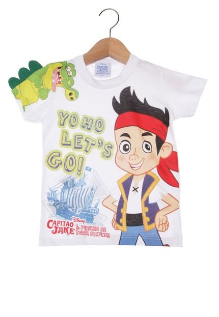 Camiseta Manga Curta Kamylus Fashion Infantil Branca - Marca Kamylus