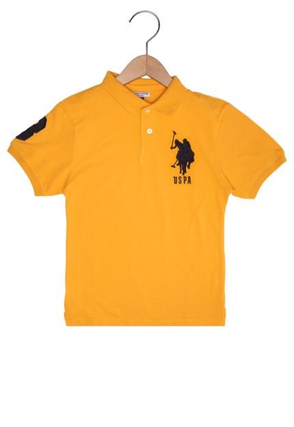Camisa Polo U.S. Polo Menino Amarelo - Marca U.S. Polo
