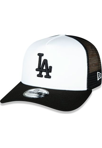 Boné New Era 940 Los Angeles Dodgers MLB Off-white - Marca New Era