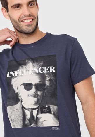 Camiseta Reserva Influencer Genius Azul-Marinho