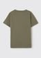Camiseta Menino Manga Curta Com Estampa - Verde - Marca Hering