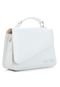 Bolsa Pequena Feminina de Mão e Tiracolo Bolsinha Transversal Clutch Mini Bag Branca - Marca Selten