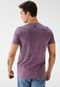 Camiseta Colcci Reta Estampada Roxa - Marca Colcci