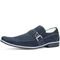 Sapato Casual Social em Couro Nobuck SapatoFran Conforto Leve Lançamento Azul - Marca Florense