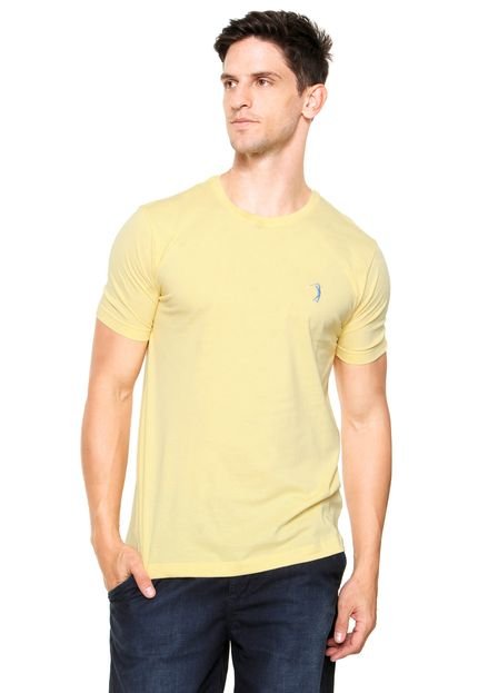 Camiseta Aleatory Bordado Amarelo - Marca Aleatory