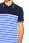 Camisa Polo Individual Slim Azul - Marca Individual