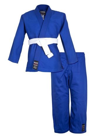 Kimono Budô Brasil Judô/Jiu-Jítsu Premium Azul Infantil