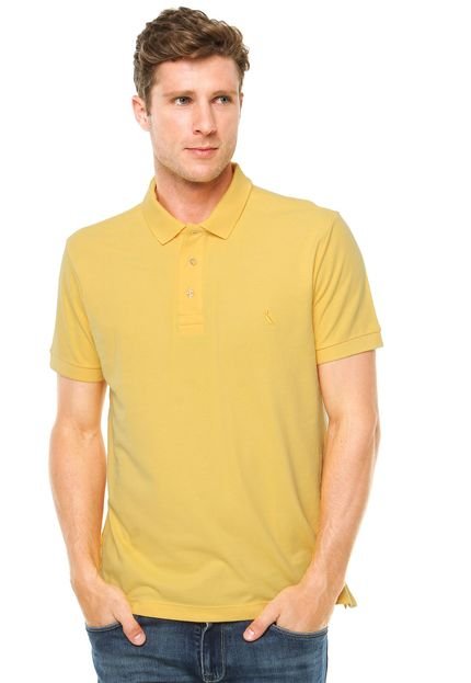 Camisa Polo Reserva  Bordado Amarela - Marca Reserva