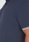 Camisa Polo Colcci Reta Frisos Azul-Marinho - Marca Colcci