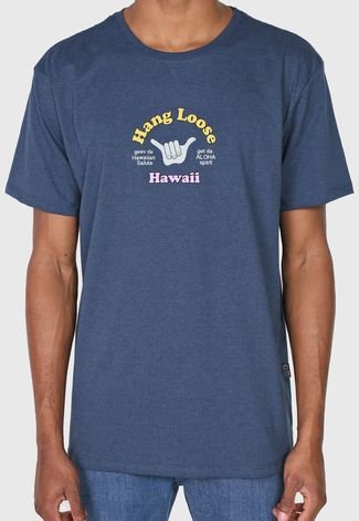 Camiseta Hang Loose Salute Azul